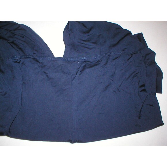 NWT New Womens M Emanuel Ungaro Comfy Lounge Pants Silk Navy Blue Designer - Picture 3 of 3